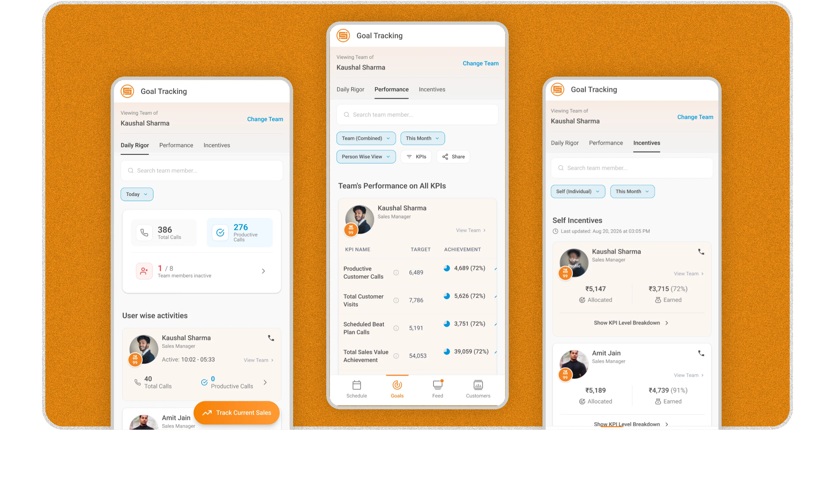 BeatRoute Sales Team App shown on mobile